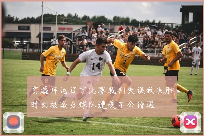 贾磊评论辽宁比赛裁判失误致决胜时刻被减分球队遭受不公待遇